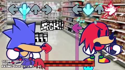 Friday Night Funkin' VS Sonic, Inescapable Aisle #fnf #shorts #sonic