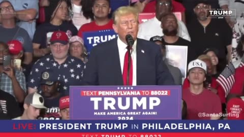 Trump Warns Of Blackout Coming At Philadelphia Rally?