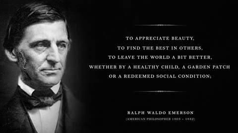 What is Success? - Ralph Waldo Emerson (Powerful Life Poetry)