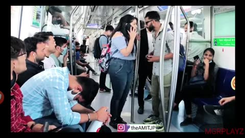 Dadi mar gai metro prank