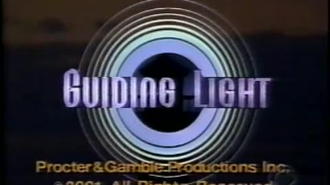 March 30, 2001 - Closing Credits for 'Guiding Light'