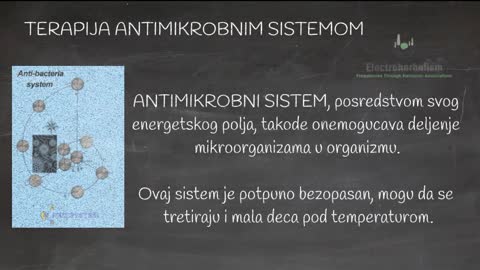 TERAPIJA & ANTIMIKROBNIM SISTEMOM