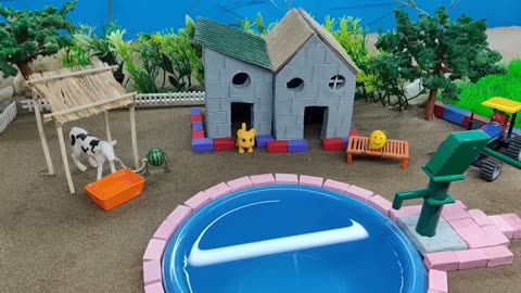 Did_ House To Make , In Minienat Mimi Lake, Disign Animals Farm Video