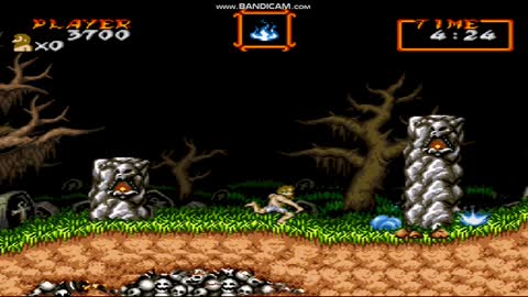 Super Ghouls 'N Ghosts - Arcade Classic, Game, Gaming, Game Play, SNES, Super Nintendo