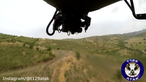 🚁🇹🇷 Turkish T129 Strikes PKK Elements | Pilot's POV | RCF