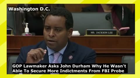 GOP Lawmaker Bentz questioned Durham about his report on the FBI | Capitol Hill | Washington D.C.