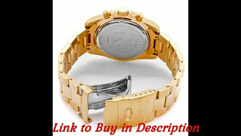 Invicta Men's 1774 Pro-Diver Collection 18k Gold Ion-Plated Stainless Steel Watch