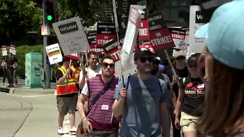 Hollywood writers look for love on the picket line