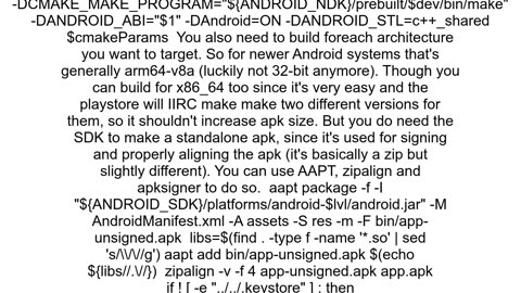 Is it possible to build a native android appliation ndk with only cmake