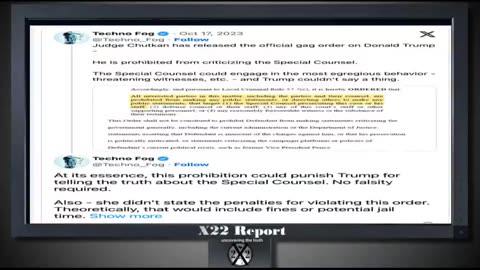 Did Trump Let Us Know He Is the CIC? Patriots Will Not Let The [DS] Rig..10/18/23..