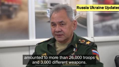 Shoigu gave out some figures for the past 48 hours of fighting in some areas.