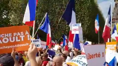 Paris, France: Massive Vaccine Passport Protests Erupt (Sept. 4, 2021)