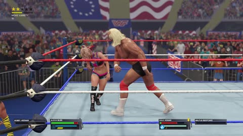 WWE 2k23 MODS_ Alexa Bliss vs Hulk Hogan _80s_ _intergender _wrestling