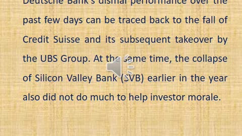 Discover the Shock Behind Deutsche Bank's Crisis! #shorts