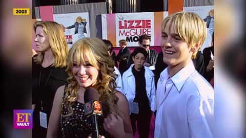 Aaron Carter Crashes Hilary Duff's Lizzie McGuire Movie Interview (Flashback)