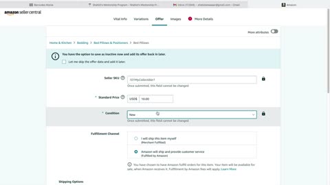 Part-2 How To List Your First Product And Send It To Amazon Fulfillment Center