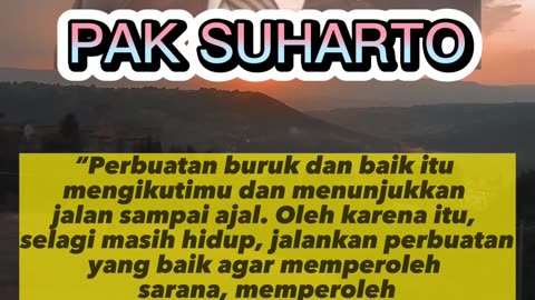 motivasi hidup soeharto