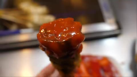 Spicy Rice Cake Tteokbokki Korea Street Food