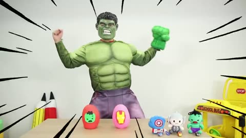 Superhero Surprise Eggs Opening With Batman Spiderman Superman Hulk Ironman ToysReview