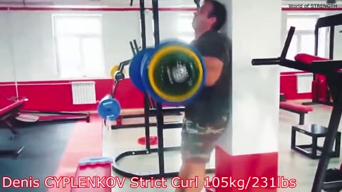 Strength Monster - 154kg Cyr Dumbbell Press