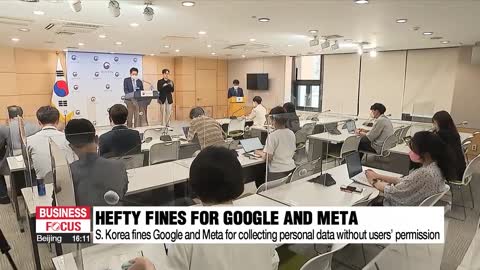 S. Korea fines Google and Meta for violating privacy law