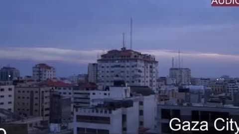 Israël a bombardé un immeuble de grande hauteur à #Gaza