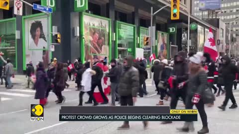 Truckers' Protest: Demonstrators continue to occupy key US-Canada bridge| Latest English News | WION