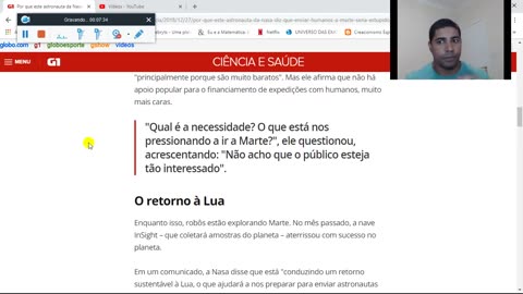 VELHO ASTRONAUTA DA NASA ABRE O BICO E COMPROMETE IDA A MARTE