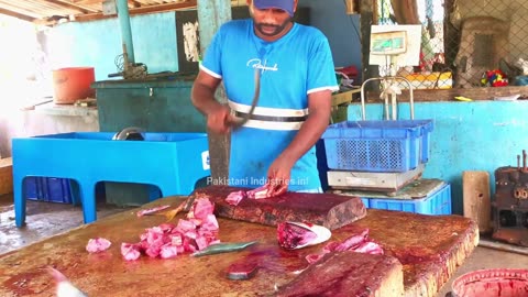 amazing skills in fish cutting