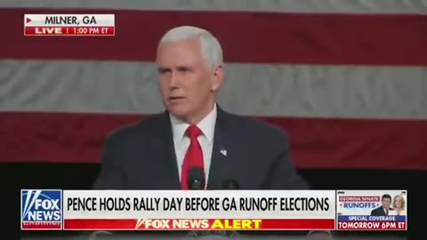 Vice President Mike Pence: "I promise you, come this Wednesday, we will have our day in Congress."