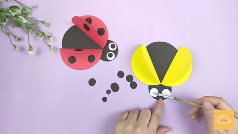 Ladybug From Paper In Just 8 Minutes | DIY Az Craft