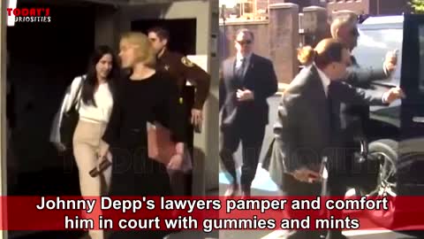 Johnny Depp's lawyers also Camille Vasquez pamper and comfort him in trial with gummies and mints