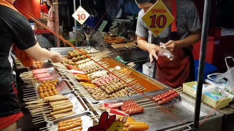 "Thai Street Delights: Colorful Jelly"