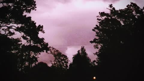 Rainstorm from your back porch