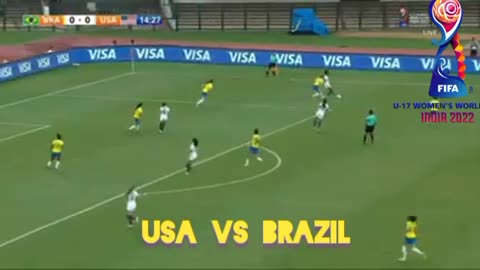 USA VS BRAZIL,under17 woman worldcup