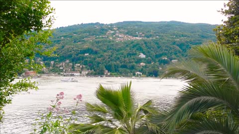 lake mountain and town summer landscape italy most environmentally friendly countries