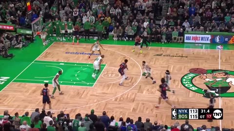 Jaylen Brown Missed Both OT FTs! Randle Dunks on Horford, Tatum! 2022-23 NBA Season