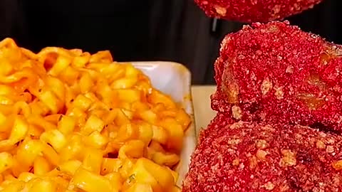 Cheetos Fried Chicken & Carbo Fire Noodles #zoeyasmr #zoeymukbang #bigbites #mukbang #asmr #food #먹방