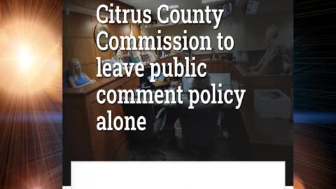 CITRUS BOCC Relents to the people Nov. 2022