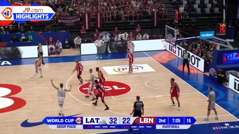 Latvia 🇱🇻 v Lebanon 🇱🇧 _ J9 Highlights _ FIBA Basketball World Cup 2023