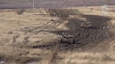 Russian reservists practiced tank assault in Ukraine rear SMO zone: T-80BVs