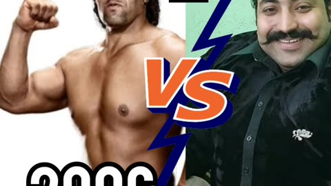 The great 😃 Khali vs Khan baba .#khali