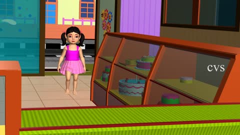 Pat a cake - 3D Animation - English Nursery rhymes - 3d Rhymes - Kids Rhymes - Rhymes for childrens