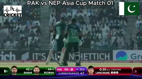 PAK vs NEP Asia Cup Match 01 Highlights 2023 _ Pakistan vs Nepal Asia Cup Highlights 2023