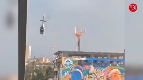 Horror video shows smashing of tourist helicopter into building