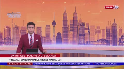 1 OKTOBER 2022 -BERITA PAGI-TUNTUT ASET MALAYSIA DI BELANDA