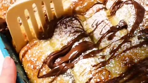 Nutella french toast bake