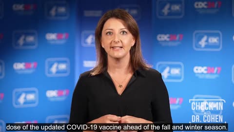 CDC Director Mandy Cohen recommends a COVID mRNA booster for everyone 6 months and older.