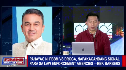 Pahayag ni PBBM vs droga, napakagandang signal para sa law enforcement agencies —Rep. Barbers