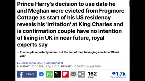 ***Meghan's Jam and Harry's Royal Sham***